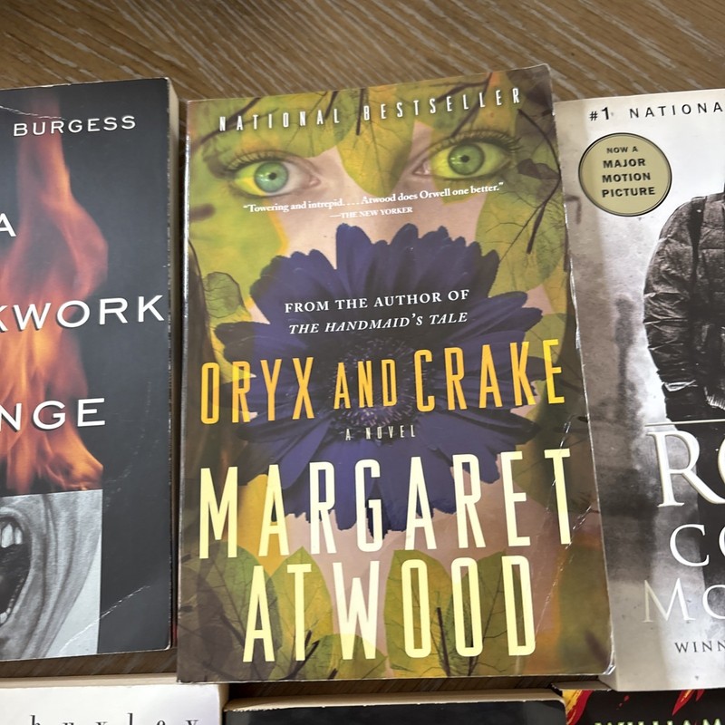 Lot of 6 Dystopian Book Lord of the Flies The Road Brave New World on the Beach gallery