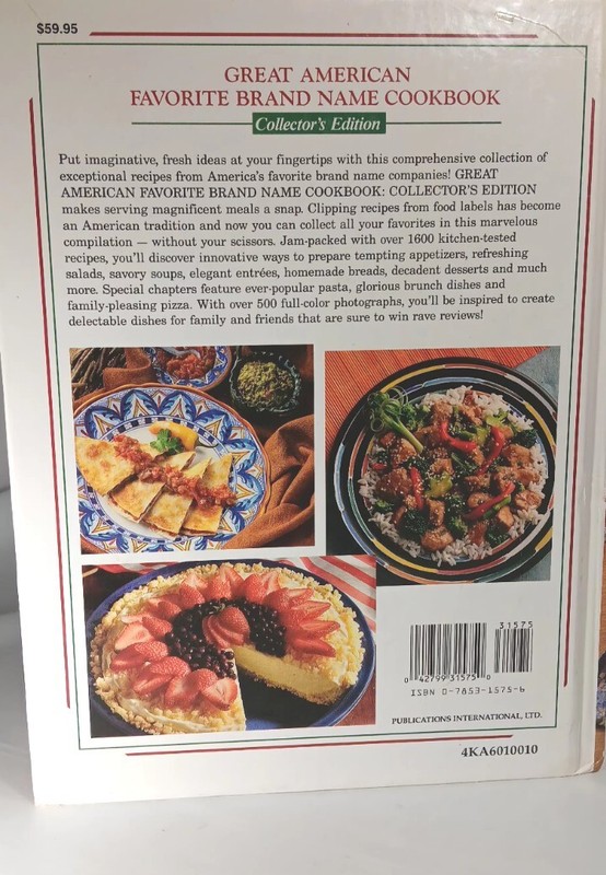 Vtg. Cookbook - 608 Pages Of Recipes Using Brand Name Products gallery