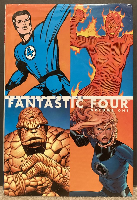 Marvel Comics Fantastic Four Best of Volume 1 Hardcover Graphic Novel Dustcover