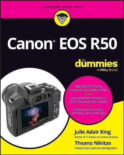 Canon EOS R50 For Dummies (For – Paperback, by King Julie Adair; – Very Good