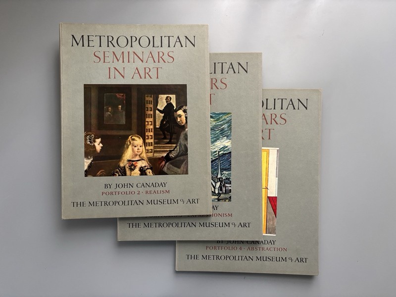 3 Metropolitan Seminars in Art Set Portfolios 2, 3, 4 Museum Color Prints incl