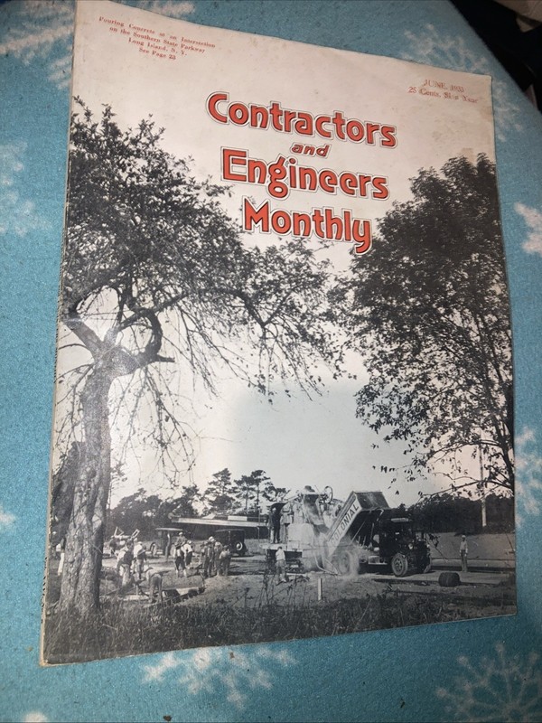 1933 Contractors and Engineers Monthly (67 pages) June Vol 26 No.6