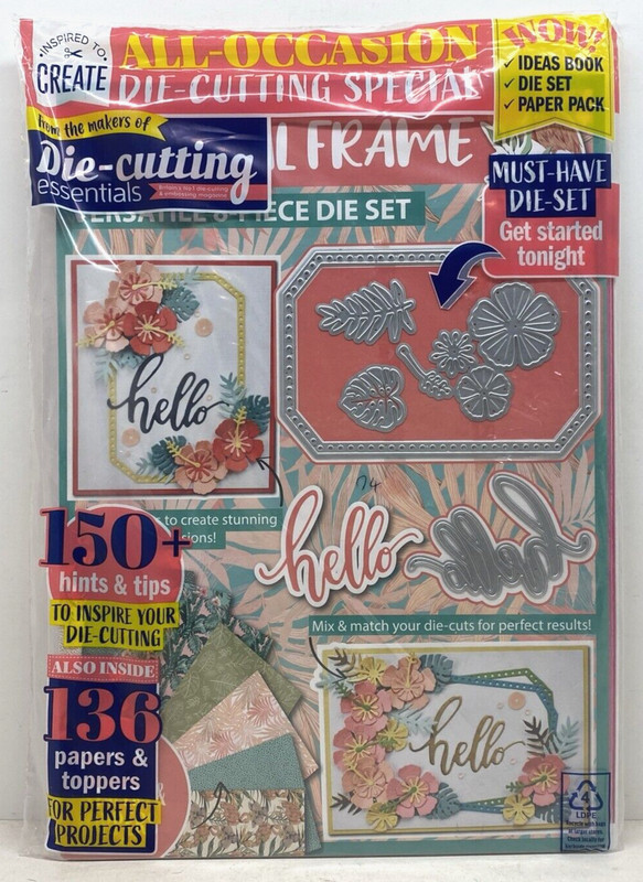 DIE CUTTING ESSENTIALS MAGAZINE ISSUE 104 2024 + FREE GIFTS – NEW SEALED 001
