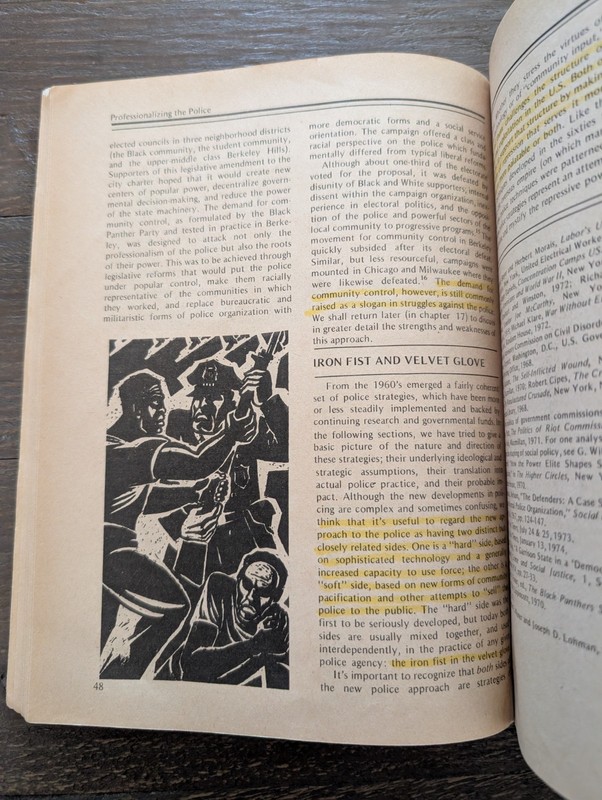 The Iron Fist and the Velvet Glove | Tony Platt, Et Al. | 2nd Edition | 1977 gallery