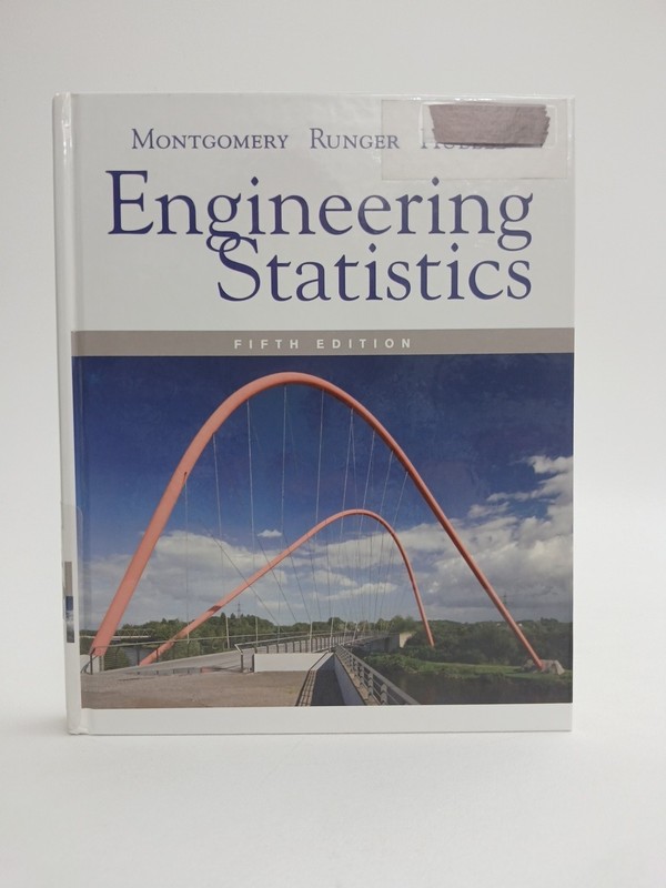 Wiley Engineering Statistics Fifth Edition Hardcover by Montgomery Runger Hubele