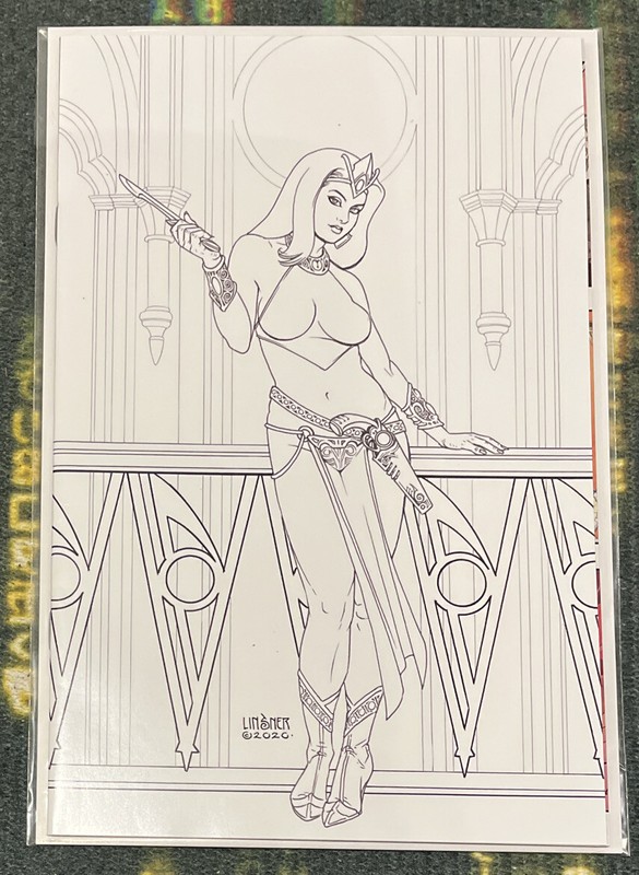 Dejah Thoris #9 Linsner Virgin B&W 1:40 Variant Dynamite 2020 Sent In Mailer