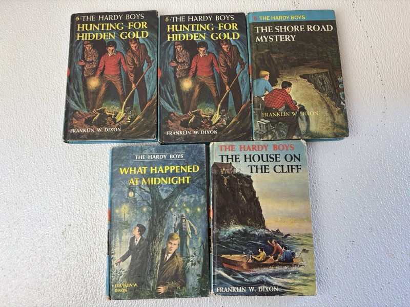 Vintage Hardy Boys Book Lot of 13 Hardcover Books Franklin W. Dixon Grosset gallery