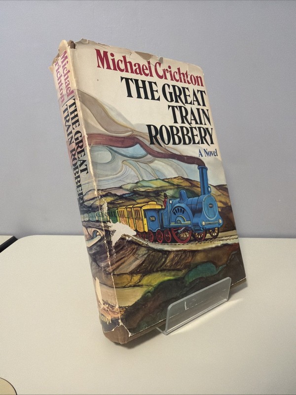 The Great Train Robbery by Michael Crichton (1975, Hardcover Dust Jacket)