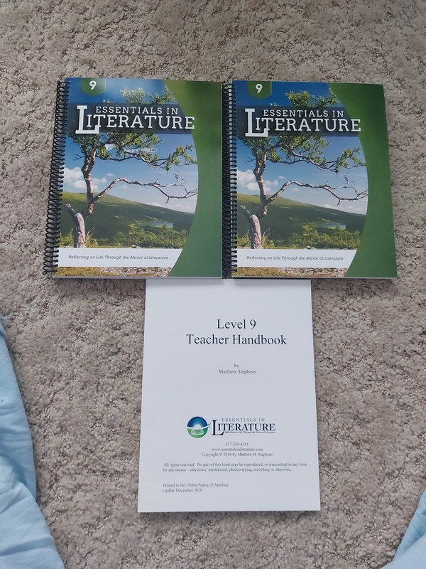 ESSENTIALS IN LITERATURE Stephens 9th Grade 9 2 Student Text Teacher CD Set