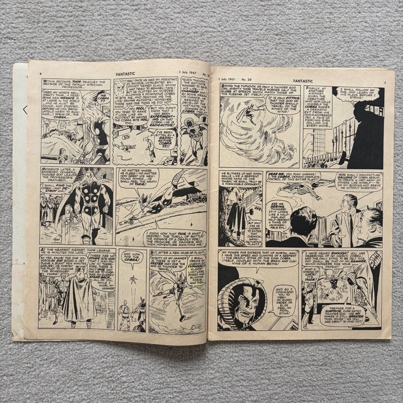 Marvel UK Comic - Oldhams Press - Fantastic - 1st July 1967 - Issue 20 gallery