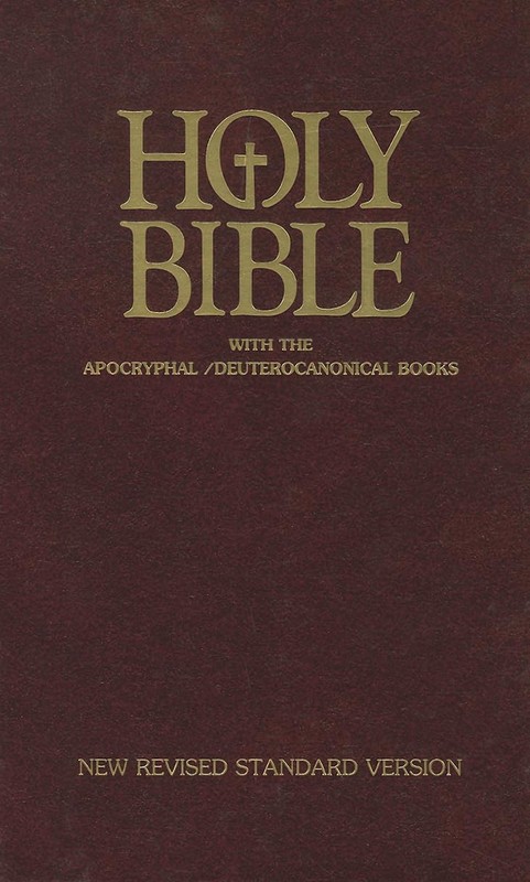 Holy Bible With The Apocryphal / Deuterocanonical Books (American Bible Society)