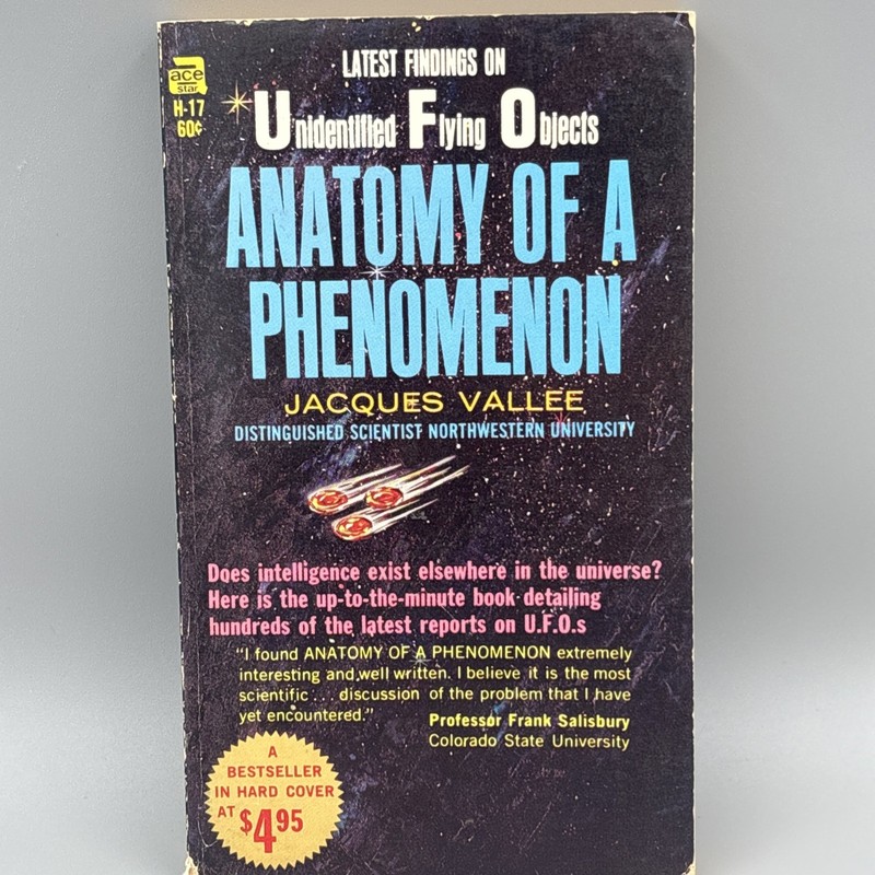 Anatomy of a Phenomenon UFOs by Jacques Vallee Ace Paperback 1965 Vintage