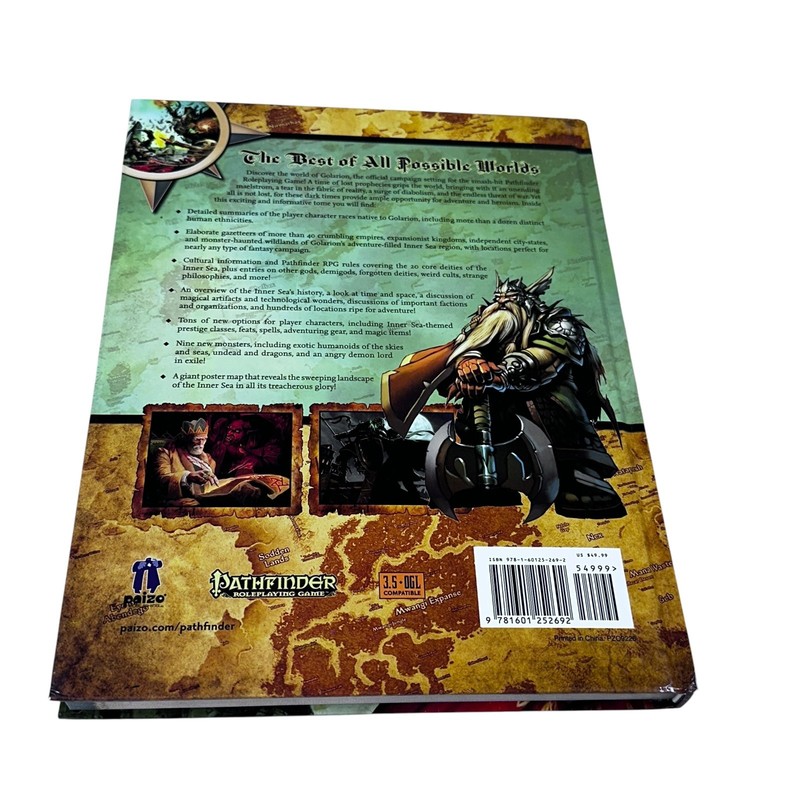Inner Sea World Guide by James Jacobs and Jason Bulmahn (2011, Hardcover) gallery