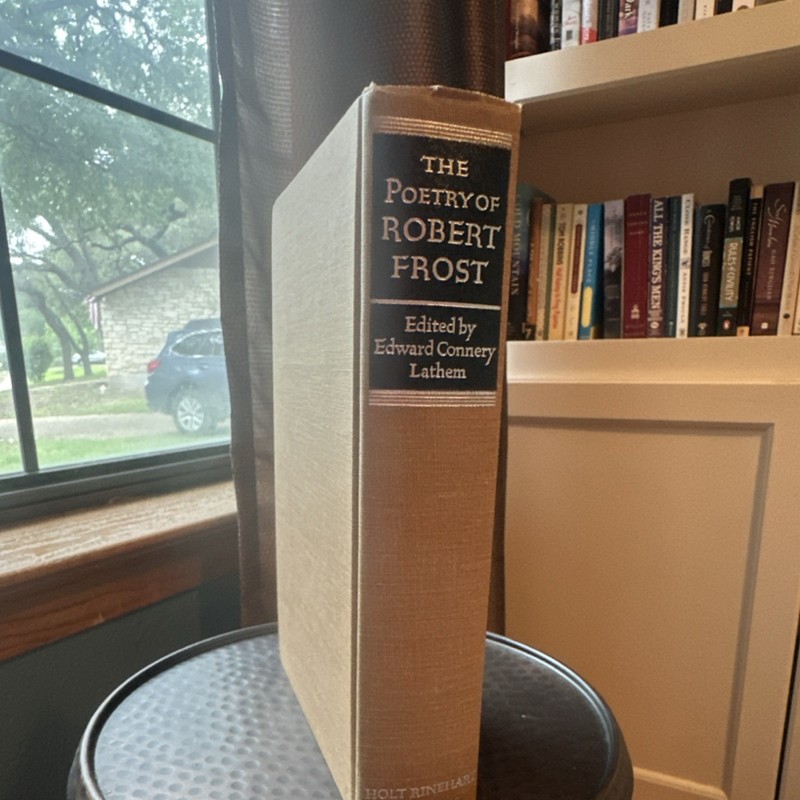 The Poetry of Robert Frost Robert Frost Hardcover Poetry Holt First Edition 1969