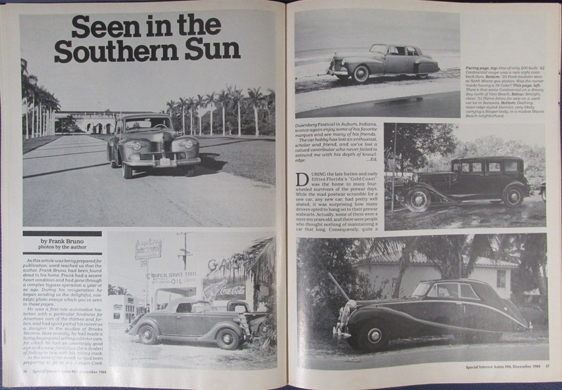 Special-Interest Autos Magazine Dec 1984 1937 Chrysler Imperial 1963 Grand Prix gallery