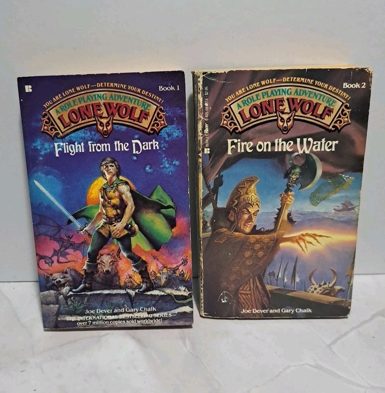LONE WOLF ROLE PLAYING ADVENTURE Gamebooks #1-10 & #12 Joe Dever Solo Fantasy gallery
