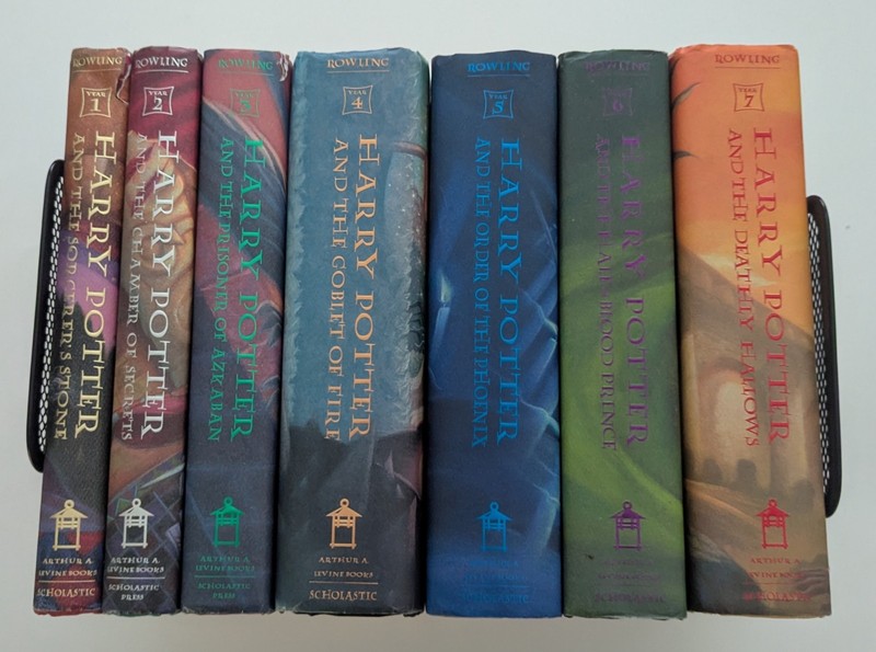 1st American Edition Harry Potter Full Book Set 1-7 Hardcover