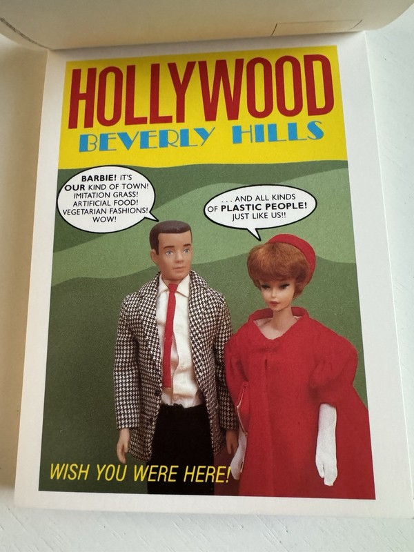 "Nostalgic Barbie: A Postcard Book" from 1990, featuring 30 detachable postcards gallery