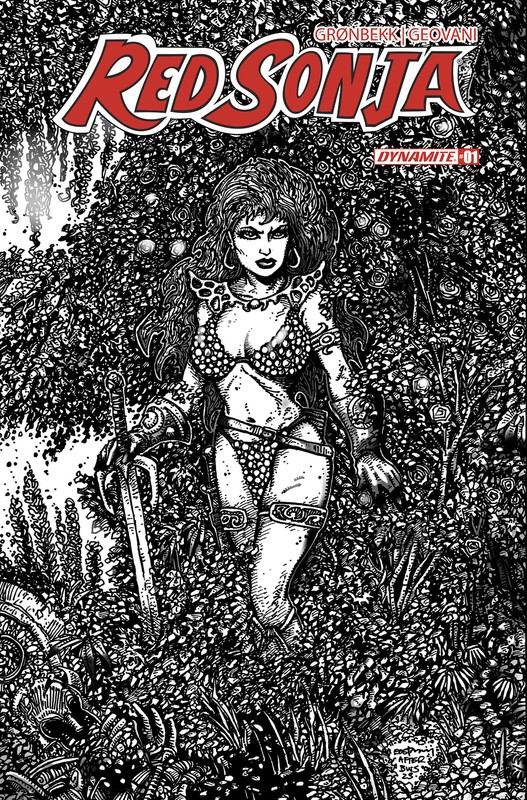 RED SONJA 2023 #1 1:20 EASTMAN LINE ART VARIANT (19/07/2023)