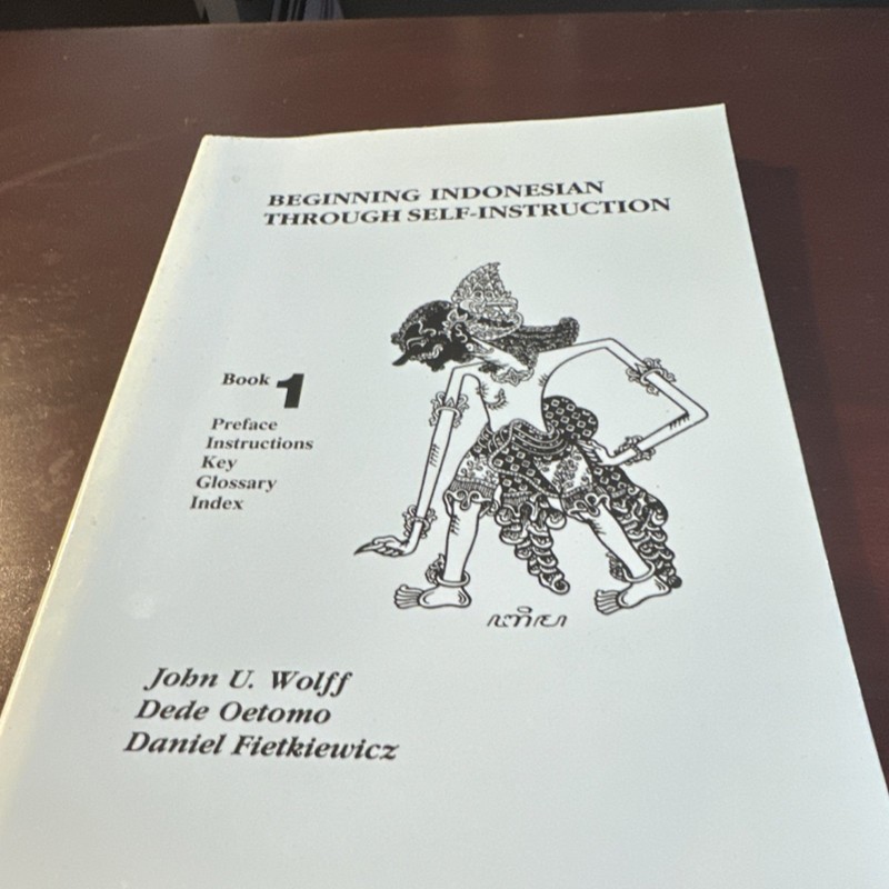 Beginning Indonesian Self-Instruction Book 1 Revised Wolff Cornell