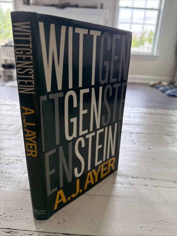 Wittgenstein by A.J. Ayer 1985 Weidenfeld & Nicolson London Philosophy Book