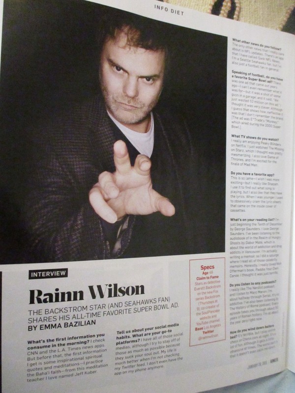 ADWEEK 1/26/15 SUPERBOWL KATY PERRY RAINN WILSON gallery