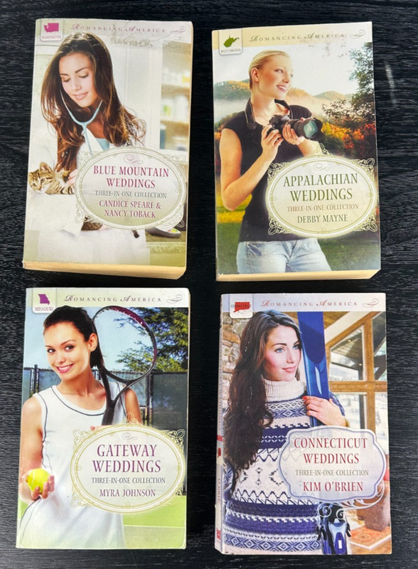 Romancing America Lot of 4 Paperbacks – Blue Mountain Weddings
