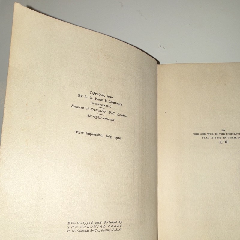 The Lead of Honour by Norval Richardson Hardcover Fiction 1909 gallery
