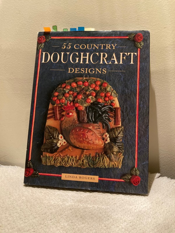 55 Country DOUGHCRAFT Designs Hardcover Book by Linda Rogers 128pp