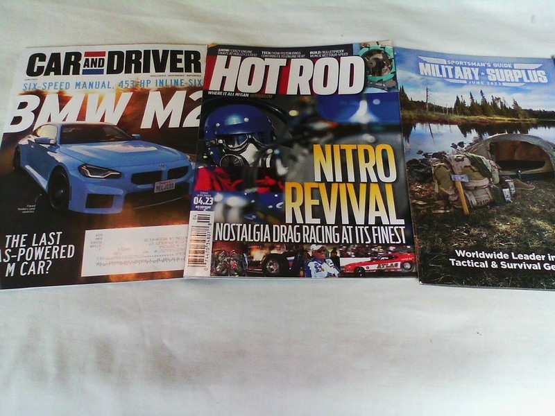 4L0T HOT ROD+CAR & DRIVER+GAME & FISH WEST+SHOOTING TIMES+FREE June 2023 Issues