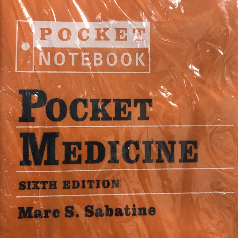 Pocket Notebook Pocket Medicine Marc S. Sabatine Ring Bound Sixth Edition NEW gallery