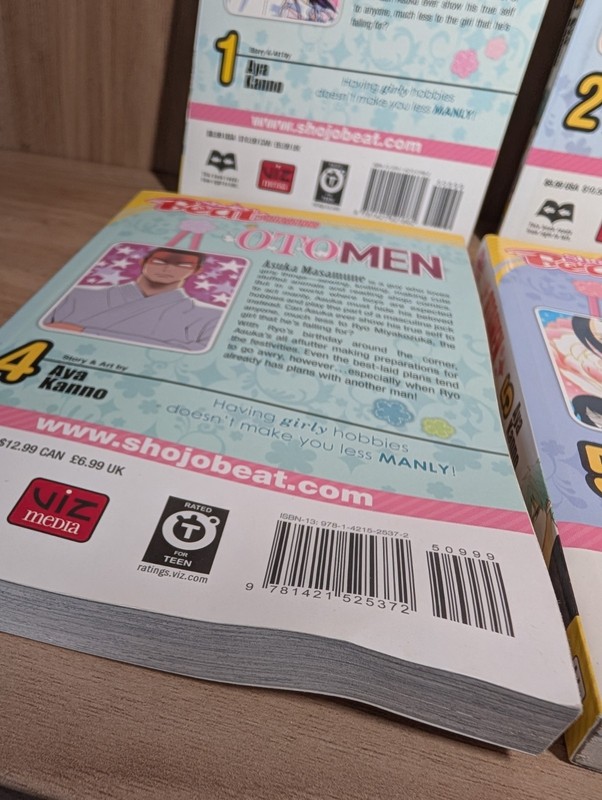 Otomen Manga, English Vol 1-6 Mixed Condition gallery