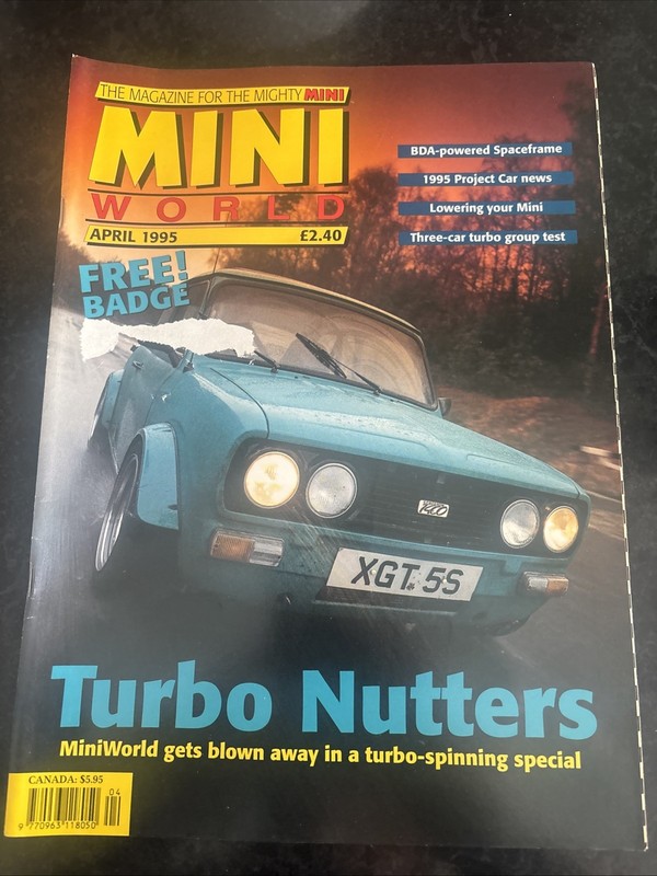 Mini World Magazine April 1995 – 1995 Project Cars, Lowering Your Mini, Turbo