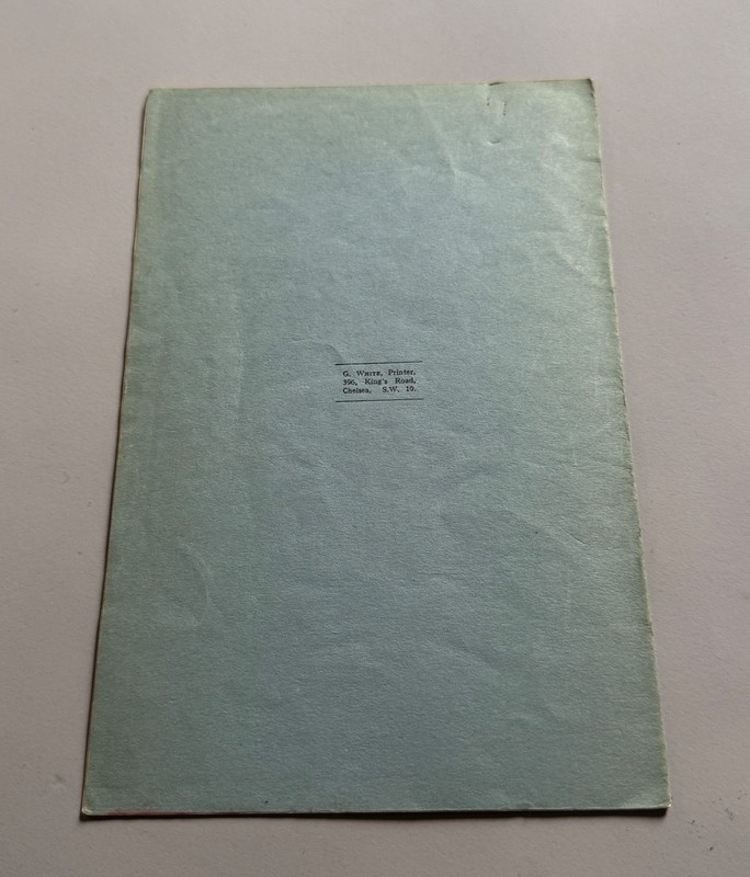 Historical Musings by V. W. Frater J. E. N. Walker, VI° SRIA London, 1953 gallery