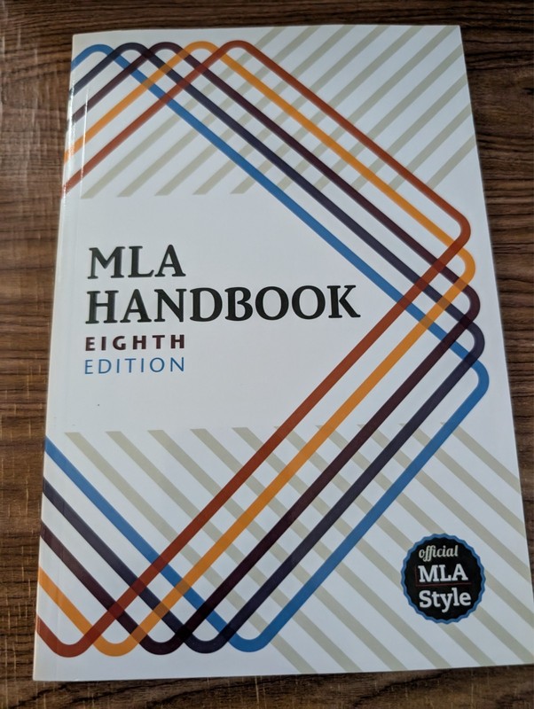 MLA Handbook 8th Edition ISBN 9781603292627