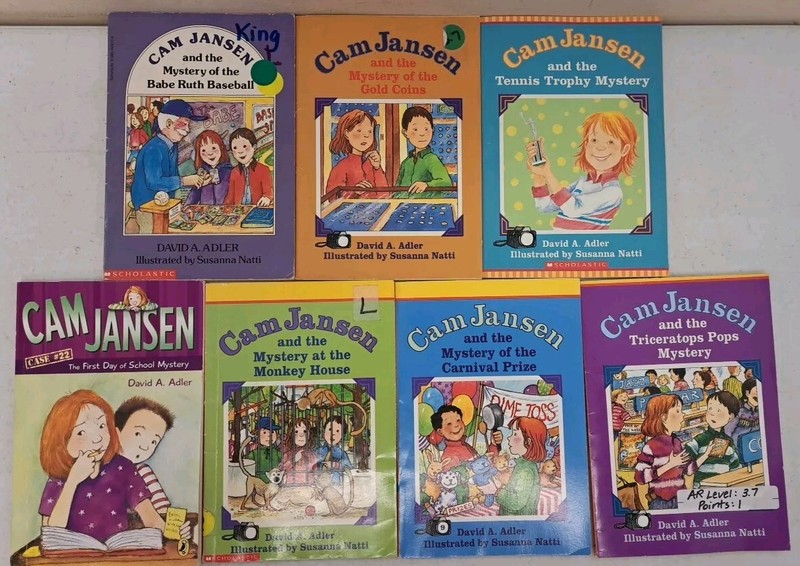 Cam Jansen-Lot Of 7 Paperbacks-Susanna Natti
