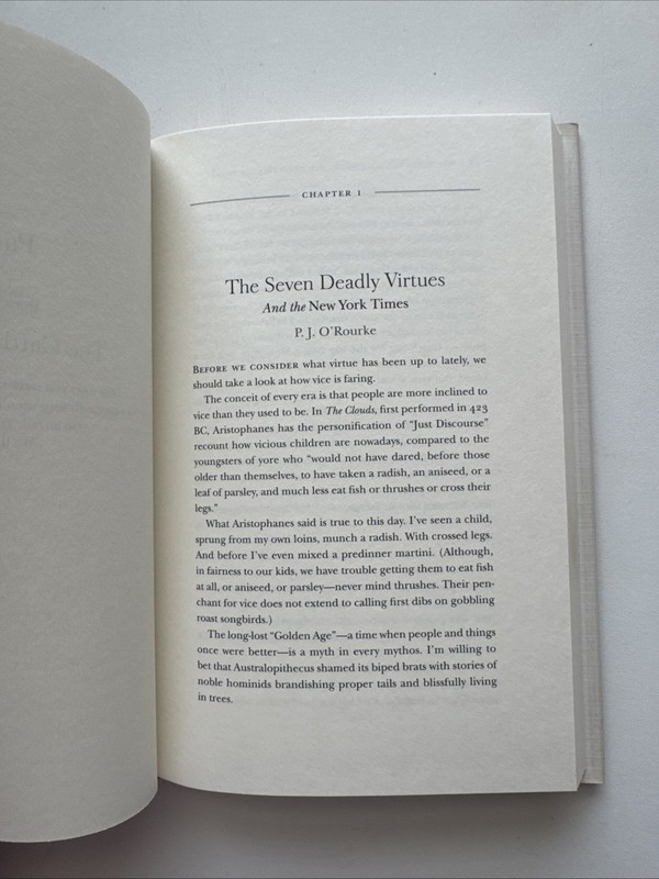 Seven Deadly Virtues : 18 Conservative Writers on Why the Virtuous Life Is Funny gallery