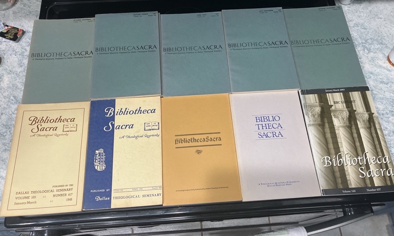 Bibliotheca Sacra Lot 12 Issues 1948–2003 + 1967 Complete Year Theology