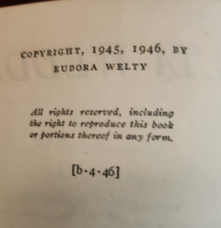 Delta Wedding Eudora Welty 1946 1st Edition 2nd Printing HC DJ gallery