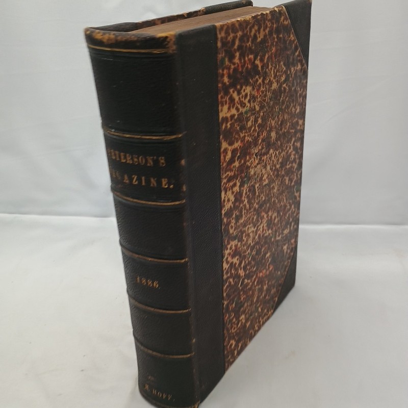 Peterson’s Magazine 1886 Color Fashion Pull Out’s Engravings Patterns Literature