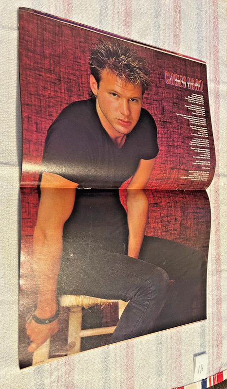 vintage magazine star hits 1987 january cyndi lauper, madonna, corey hart a-ha gallery