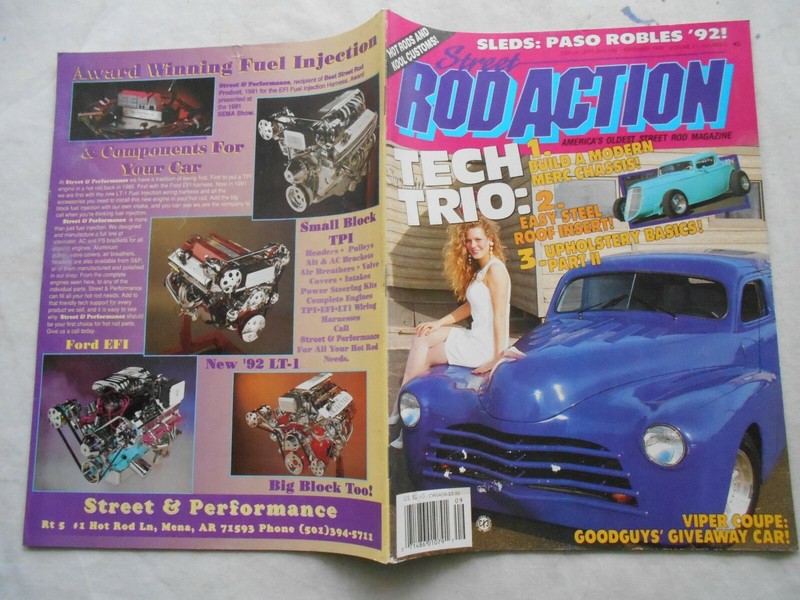 STREET ROD ACTION Magazine-SEPTEMBER,1992