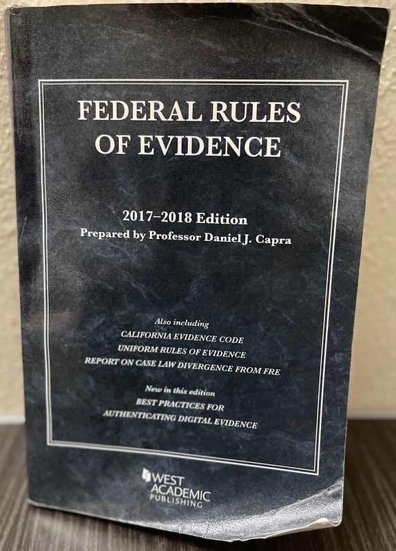 Selected Statutes Ser.: Federal Rules of Evidence, with Faigman Evidence Map.