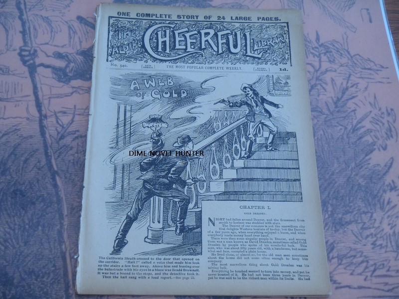 ALDINE CHEERFUL LIBRARY #540 GBR PENNY DREADFUL DIME NOVEL