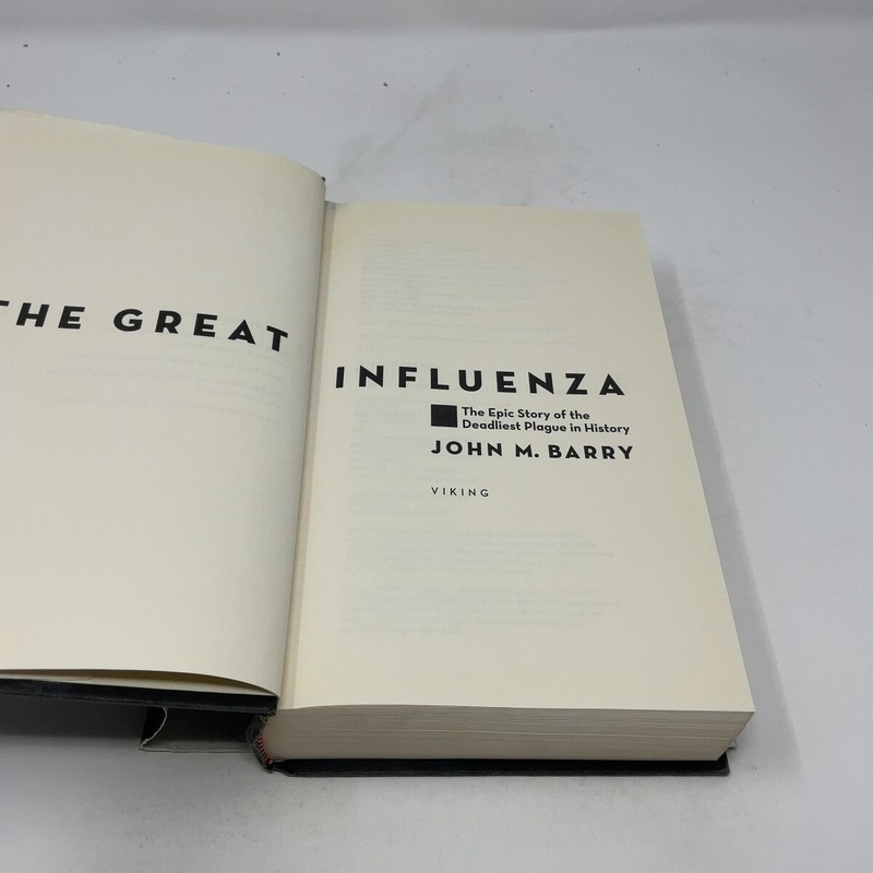 The Great Influenza by John M. Barry HC First Edition Very Good 2004 gallery