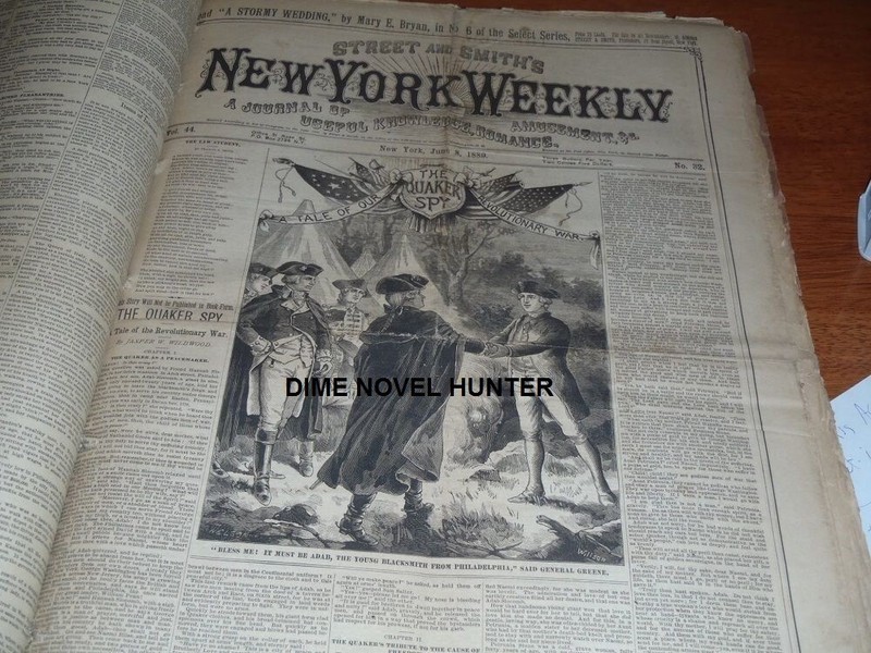 3 NICK CARTER LITHO COVERS 1888 NEW YORK WEEKLY 51 ISSUES STORY PAPER DIME NOVEL gallery