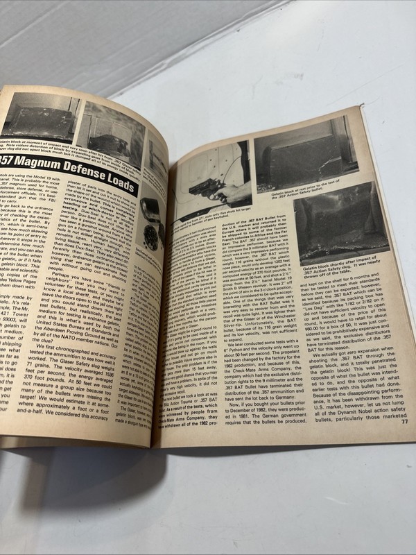 Pistolero March 1983 CIA’s Small Arms, Colt .45, Ultimate 9mm, Knife Fighting! gallery