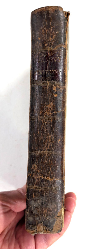 1789 A Treatise of Practical Surveying by Robert Gibson with Fold-Outs