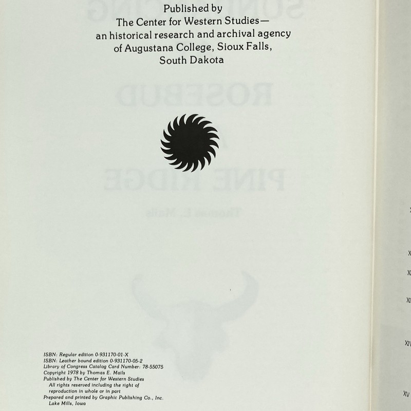 *Signed w/sketch* Sundancing at Rosebud & Pine Ridge - Thomas E Mails (1978) 1st gallery