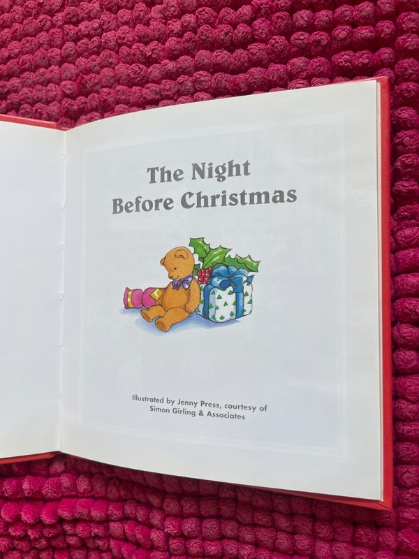 THE NIGHT BEFORE CHRISTMAS. PETER HADDOCK. JENNY PRESS. 15.5 BY 14.5CM gallery